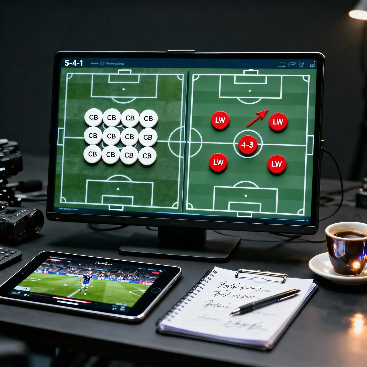 Análisis táctico de un enfrentamiento entre David y Goliat en el fútbol