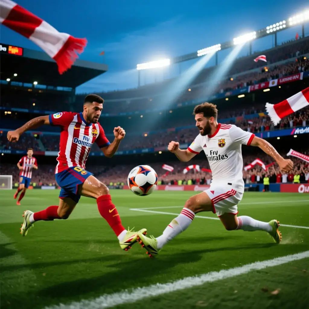 Partido intenso entre Girona y Sevilla en LaLiga