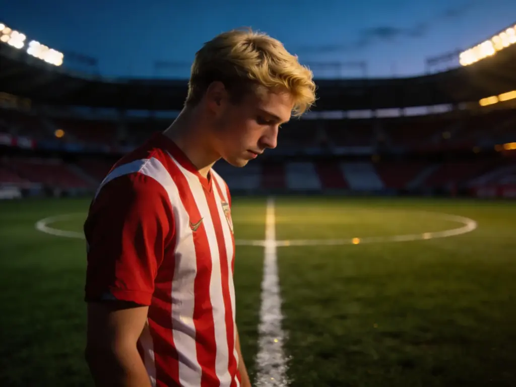 Donny van de Beek en el mediocampo con la camiseta del Girona FC